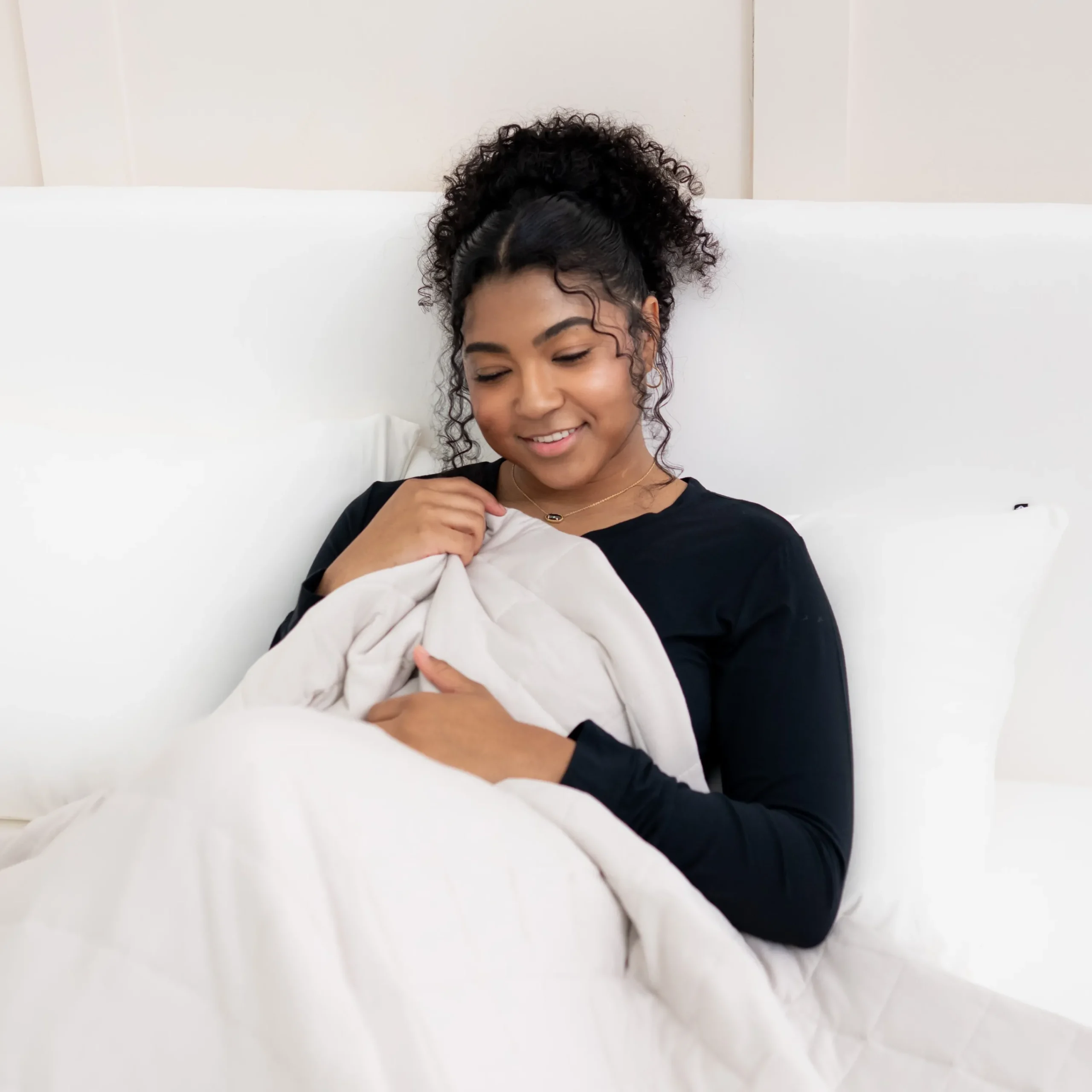 Kyte Baby Adult Quilted Blanket in Oat 1.0 Clearance