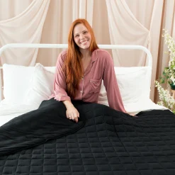 Kyte Baby Adult Quilted Blanket in 3.5 Midnight Outlet