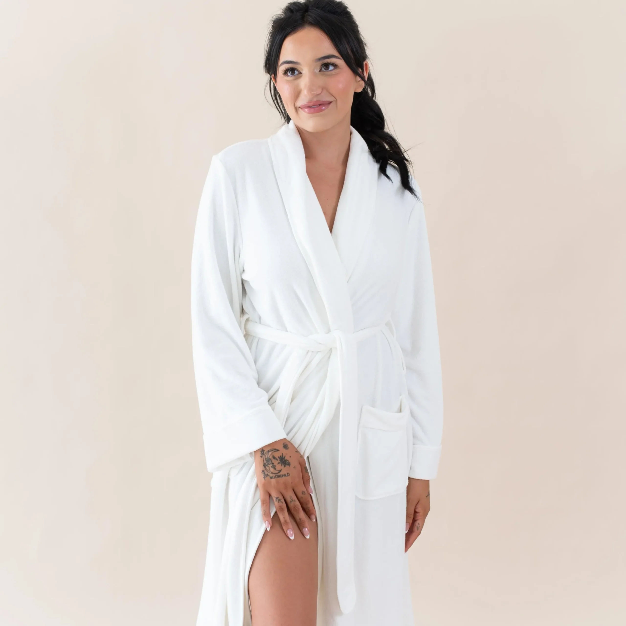 Kyte Baby Adult Robe in Cloud New