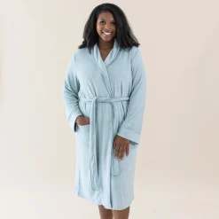 Kyte Baby Adult Robe in Fog Discount