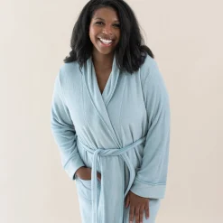 Kyte Baby Adult Robe in Fog Discount