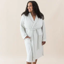 Kyte Baby Adult Robe in Oat Discount