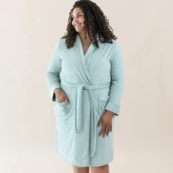 Kyte Baby Adult Robe in Sage Discount