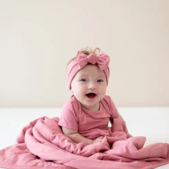 Kyte Baby Baby Blanket in Apple Blossom 1.0 Clearance