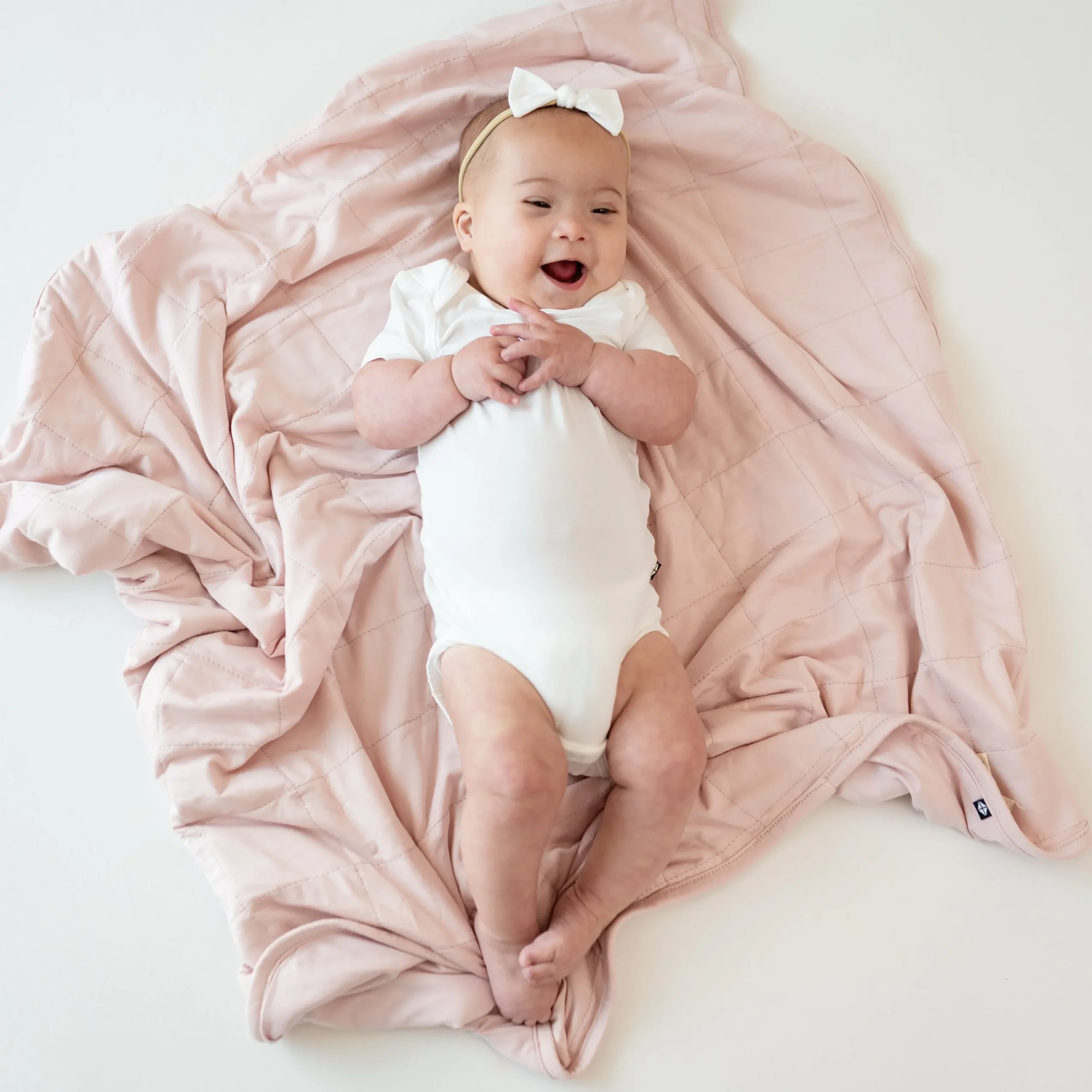 Kyte Baby Baby Blanket in 1.0 Blush Hot