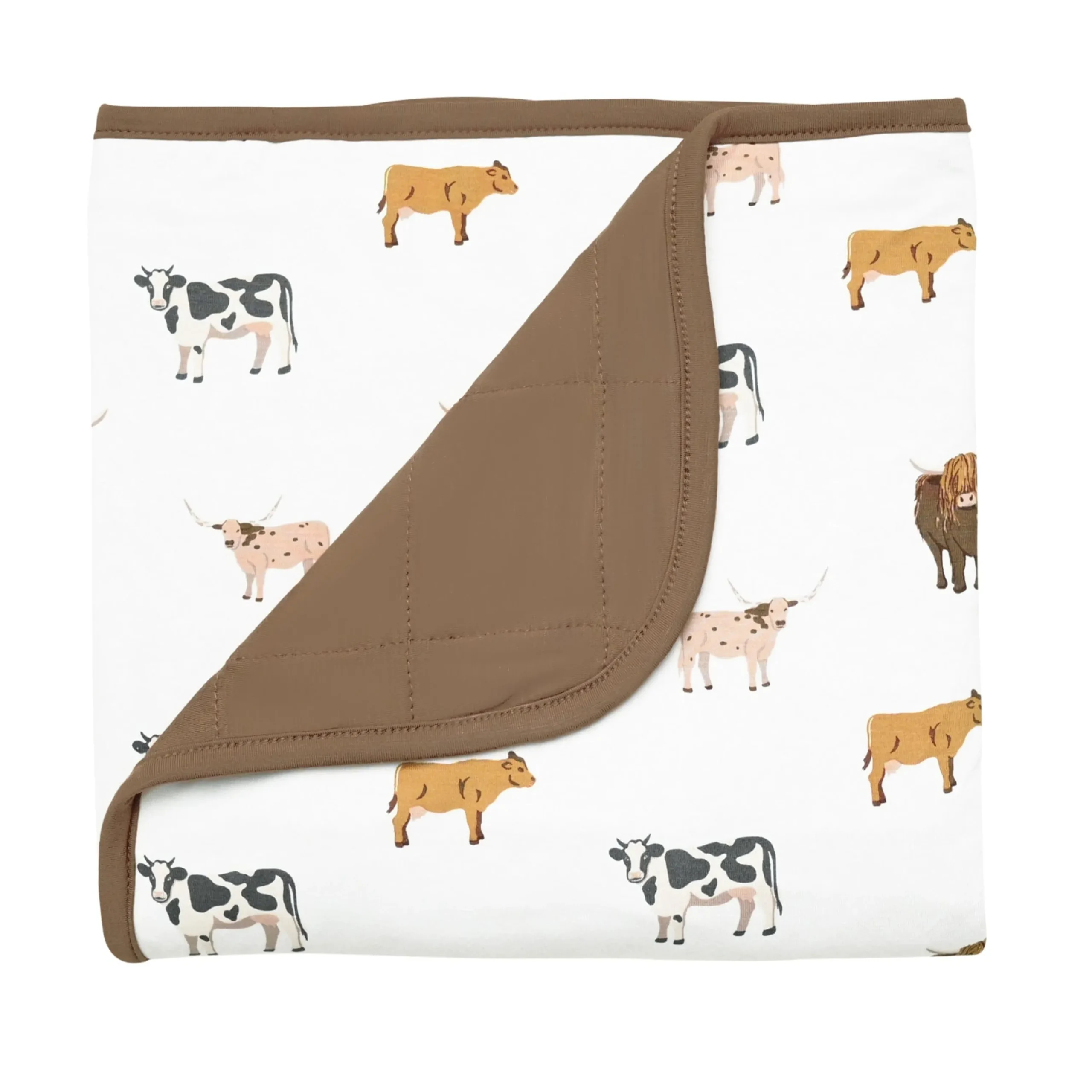 Kyte Baby Baby Blanket in 1.0 Moo Hot