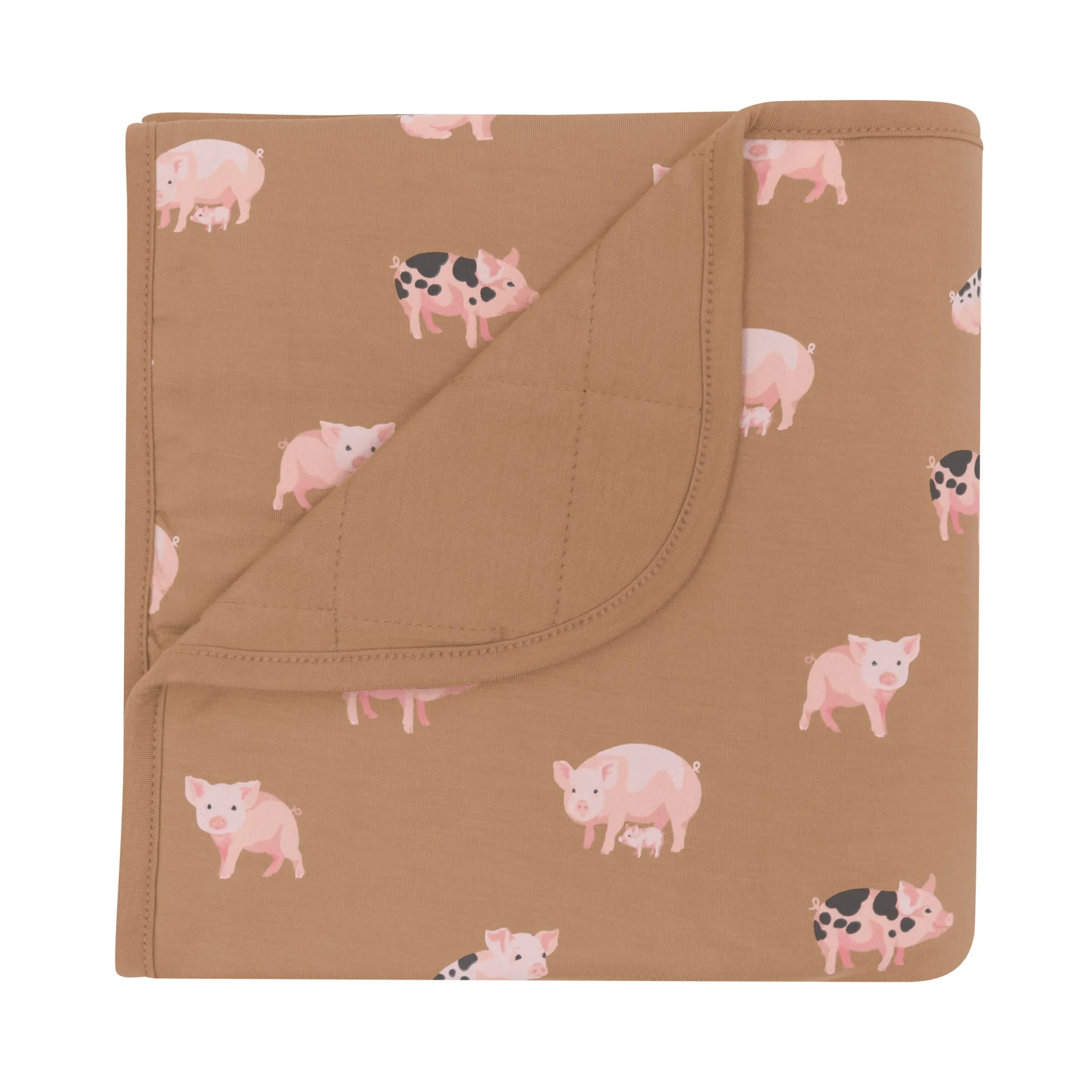 Kyte Baby Baby Blanket in Pig 1.0 New