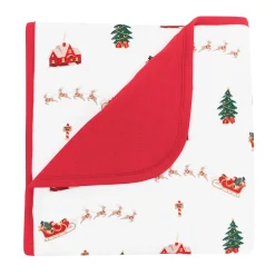 Kyte Baby Baby Blanket in Santa Sleigh Best