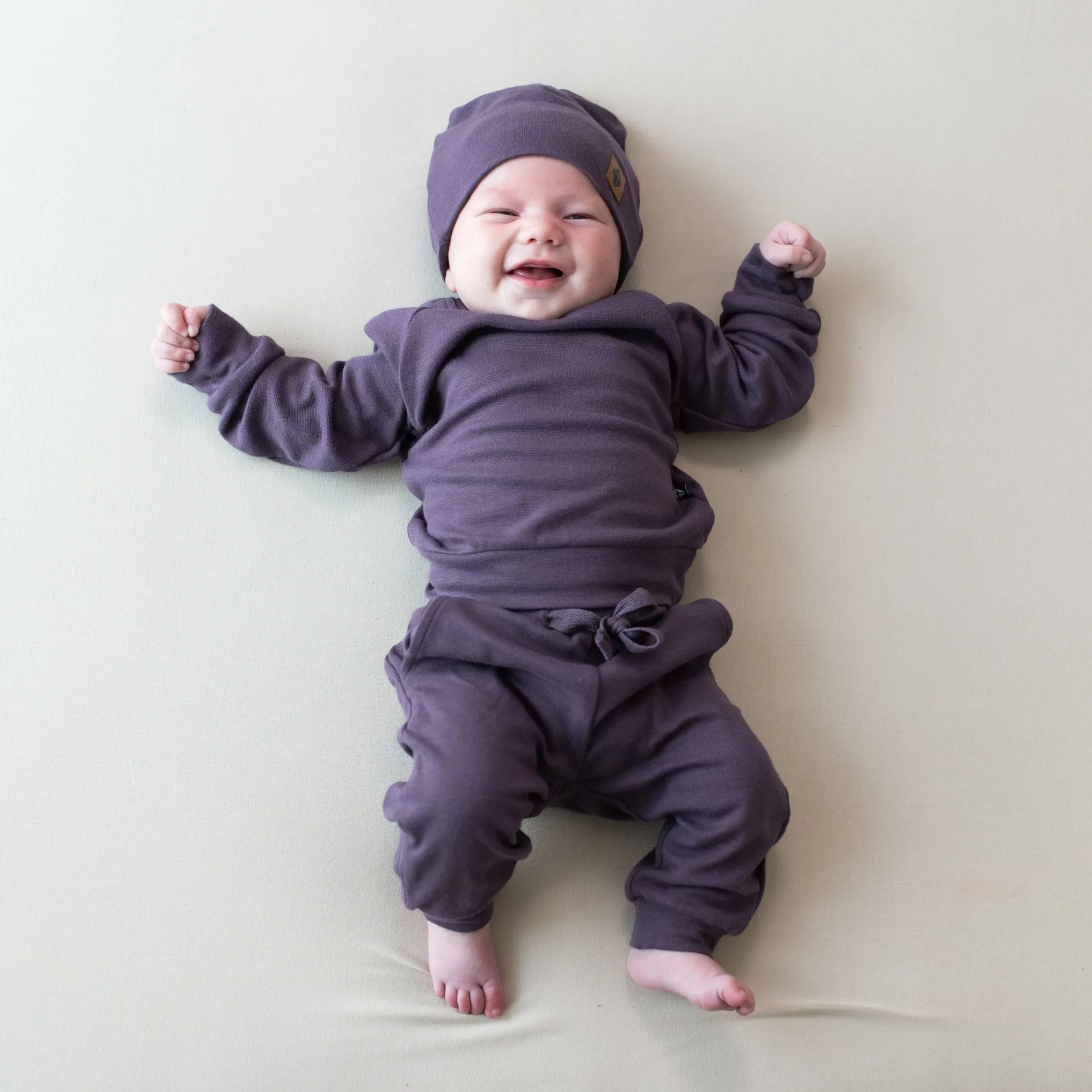 Kyte Baby Bamboo Jersey Beanie in Currant Sale