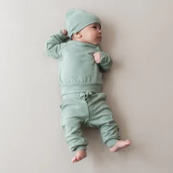 Kyte Baby Bamboo Jersey Beanie in Thyme Outlet