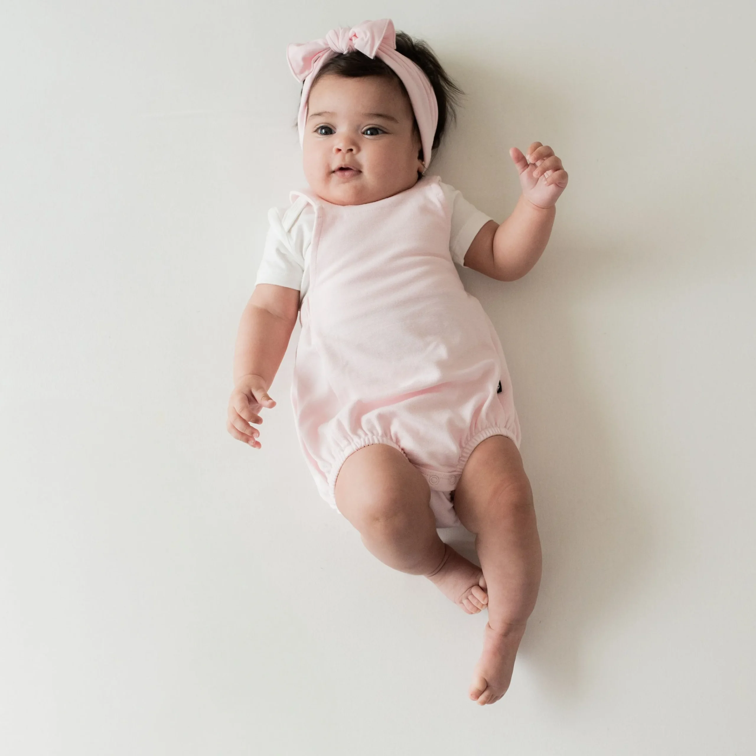 Kyte Baby Bamboo Jersey Bubble Overall in Sakura Sale