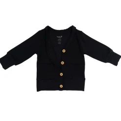 Kyte Baby Bamboo Jersey Cardigan in Midnight