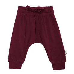 Kyte Baby Bamboo Jersey Harem Pants in Burgundy