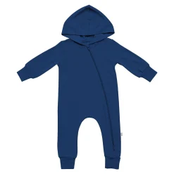 Kyte Baby Bamboo Jersey Hooded Zippered Romper in Tahoe Online