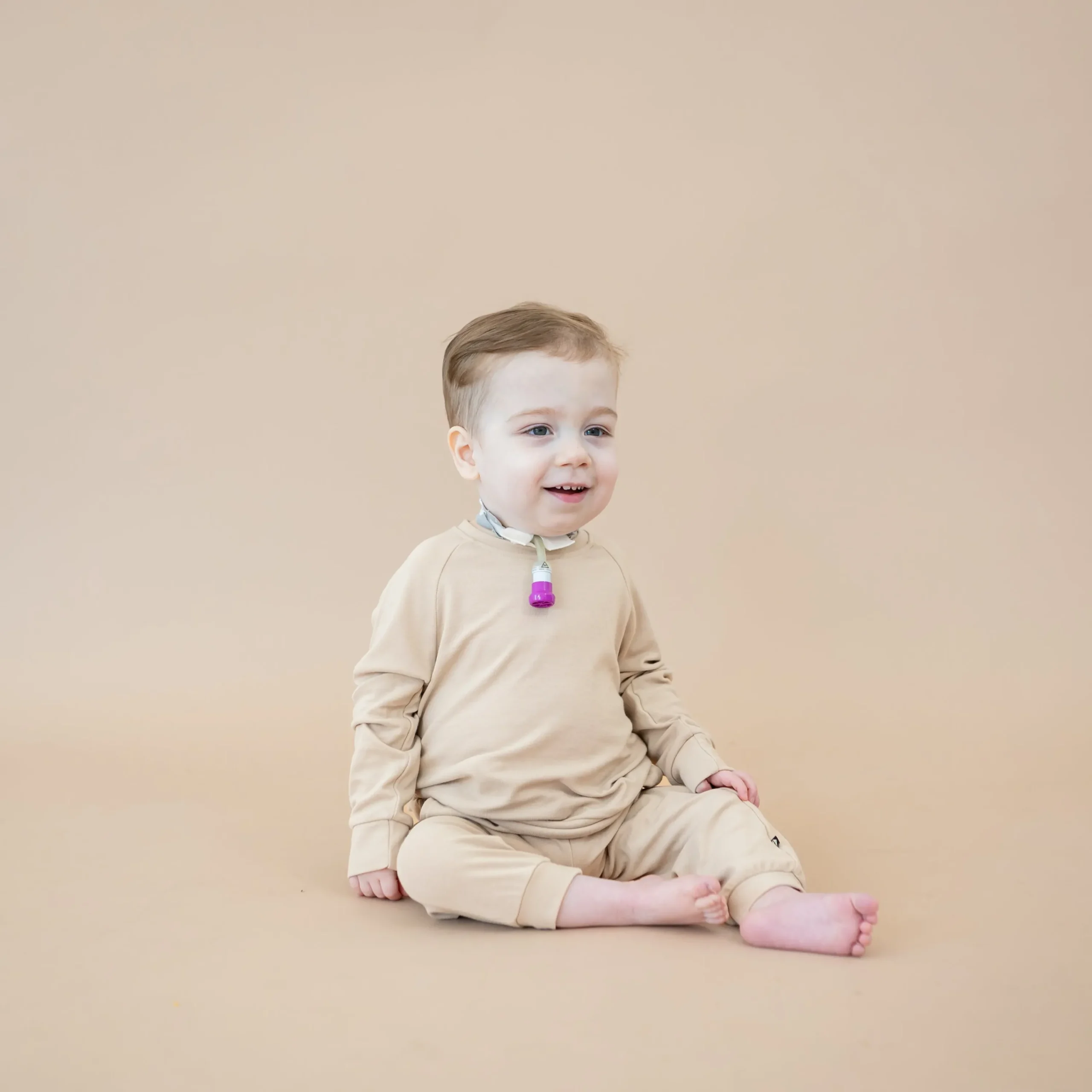 Kyte Baby Bamboo Jersey Jogger Set in Bisque Sale