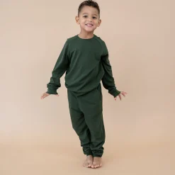 Kyte Baby Bamboo Jersey Jogger Set in Fir Online