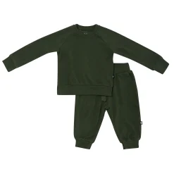Kyte Baby Bamboo Jersey Jogger Set in Fir Online