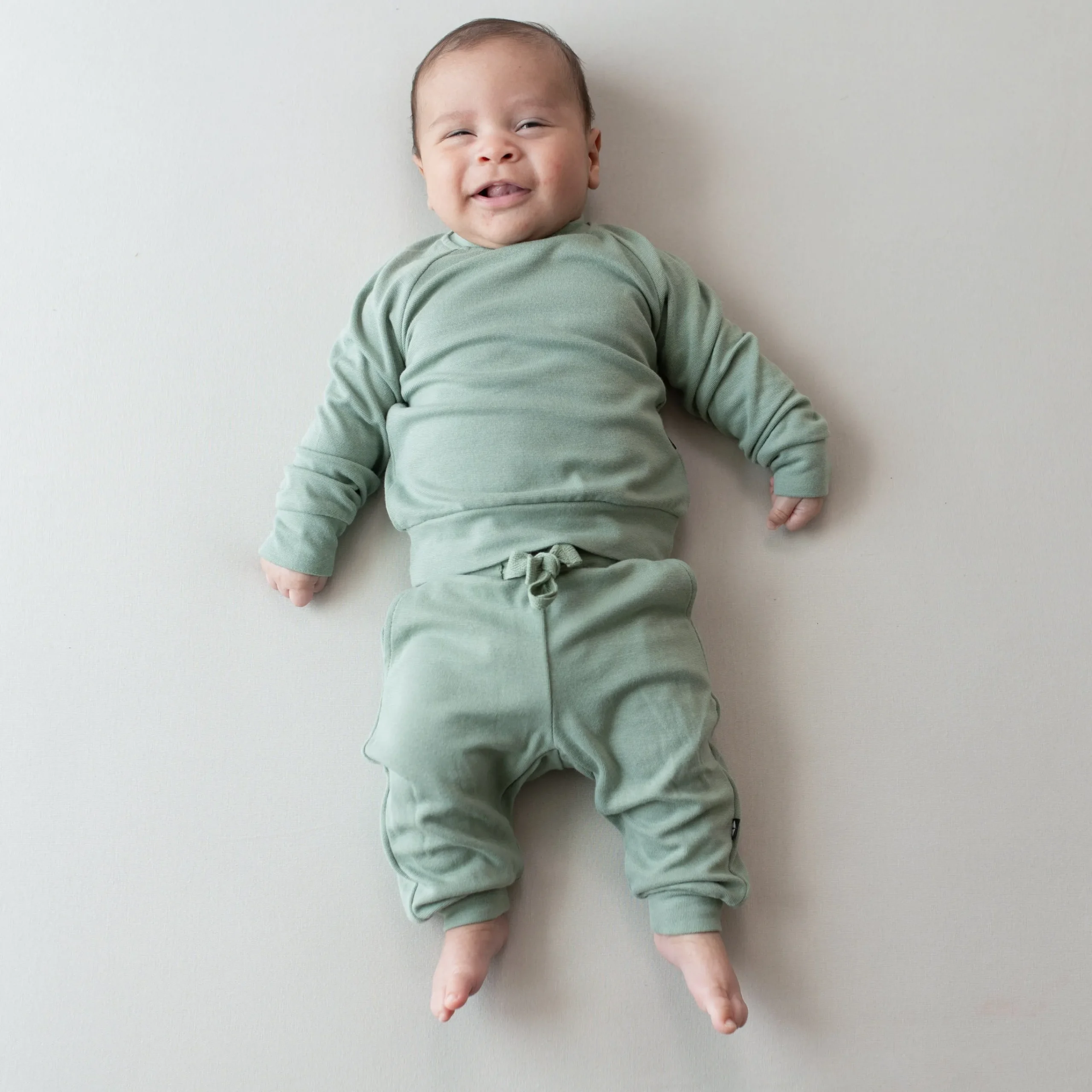 Kyte Baby Bamboo Jersey Jogger Set in Thyme Online