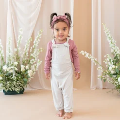 Kyte Baby Bamboo Jersey Overall in Oat Best