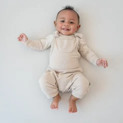 Kyte Baby Bamboo Jersey Overall in Bisque New