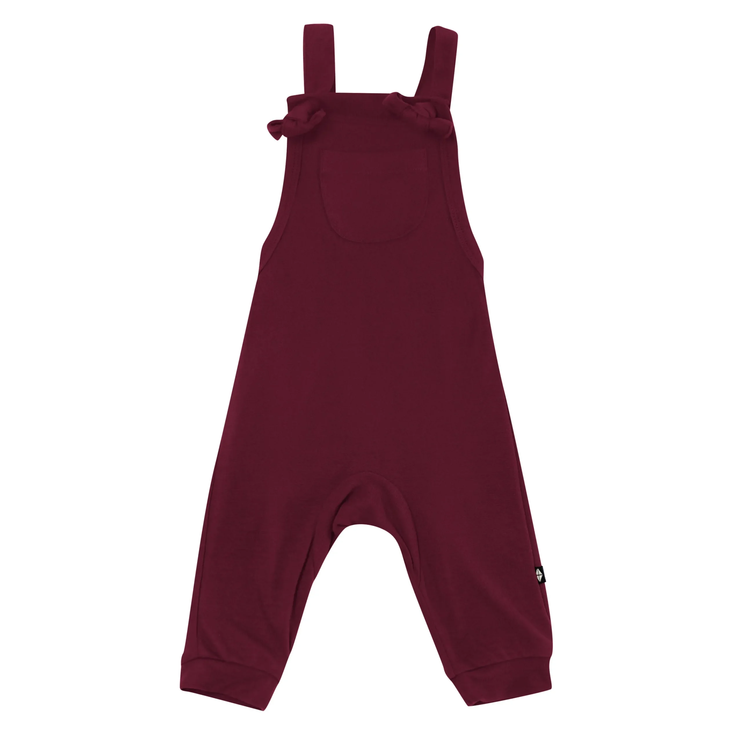 Kyte Baby Bamboo Jersey Overall in Burgundy Clearance