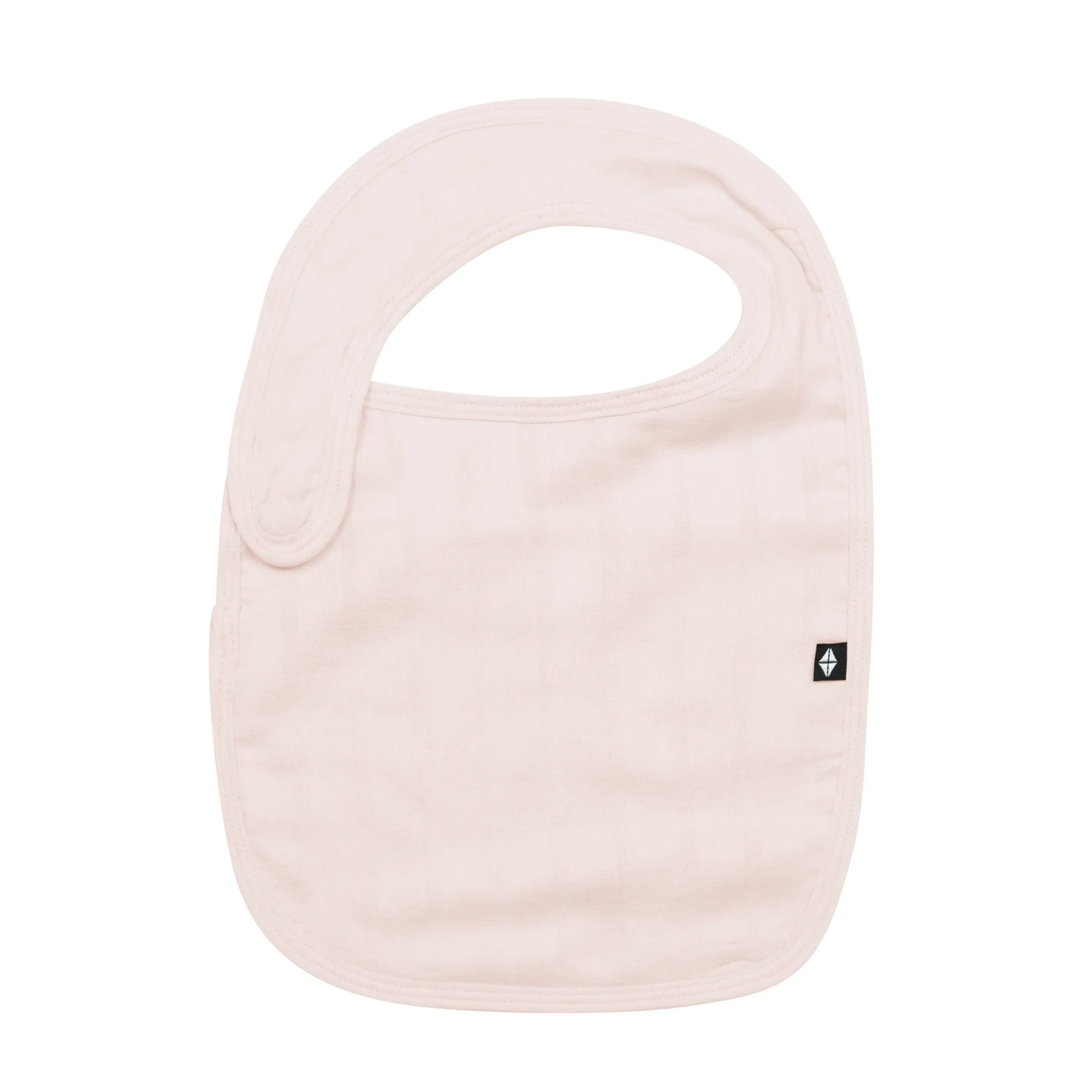 Kyte Baby Bamboo Muslin Bib in Blush Outlet