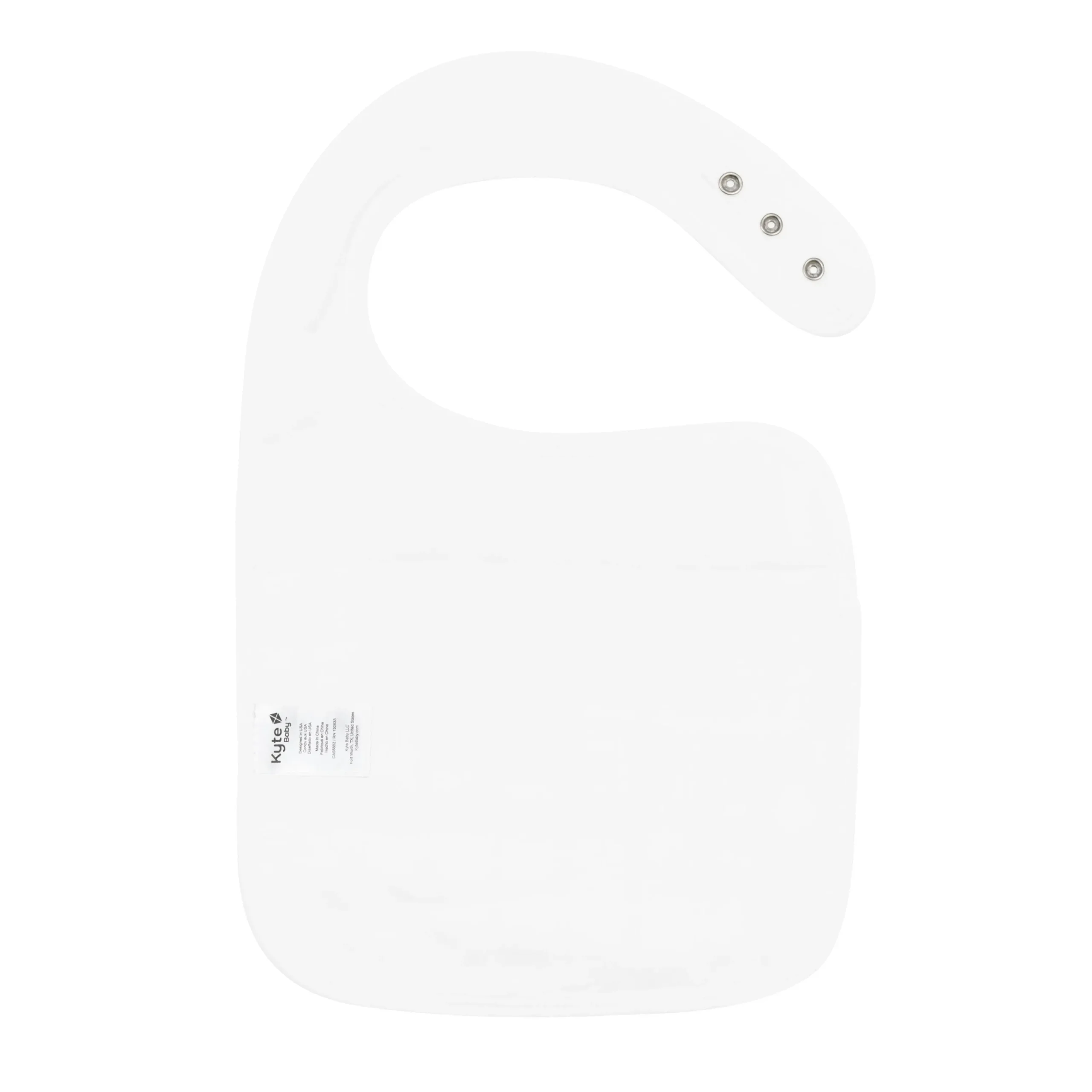 Kyte Baby Bamboo Muslin Bib in Cloud Best
