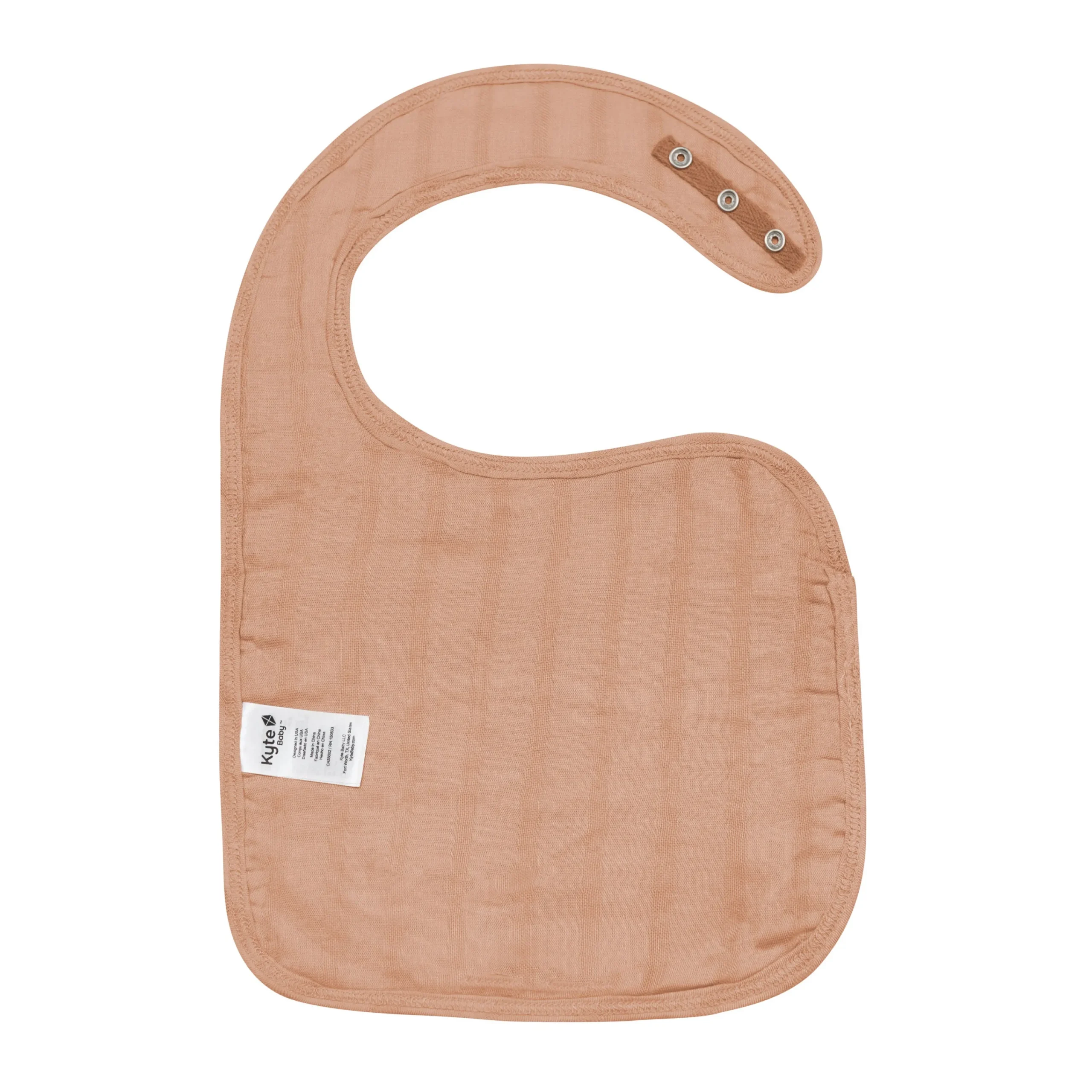 Kyte Baby Bamboo Muslin Bib in Fawn Best