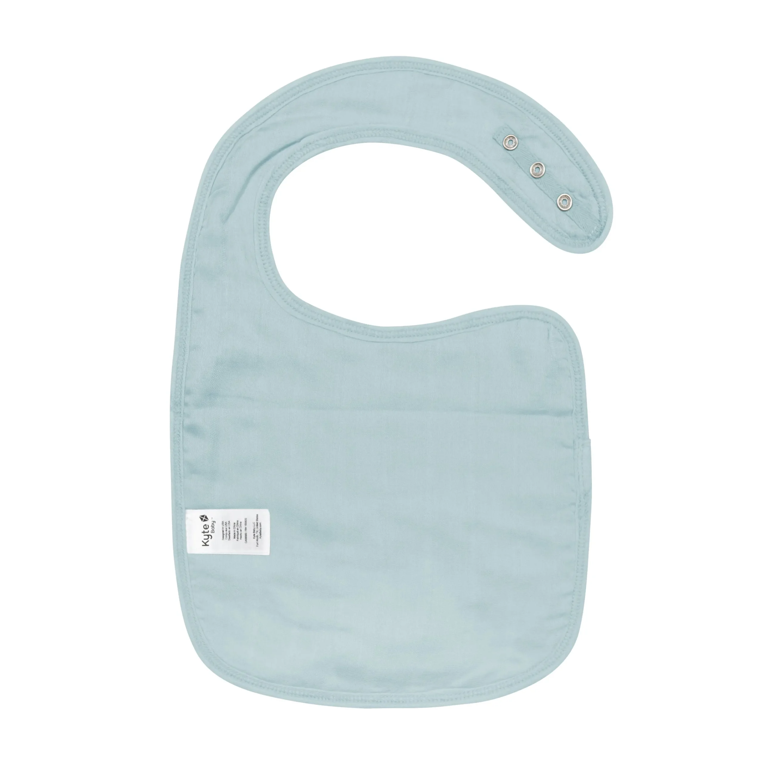 Kyte Baby Bamboo Muslin Bib in Mist