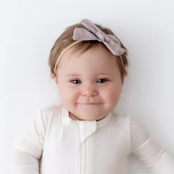 Kyte Baby Bamboo Muslin Medium Bow in Wisteria Online