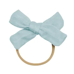 Kyte Baby Bamboo Muslin Medium Bow in Mist Clearance