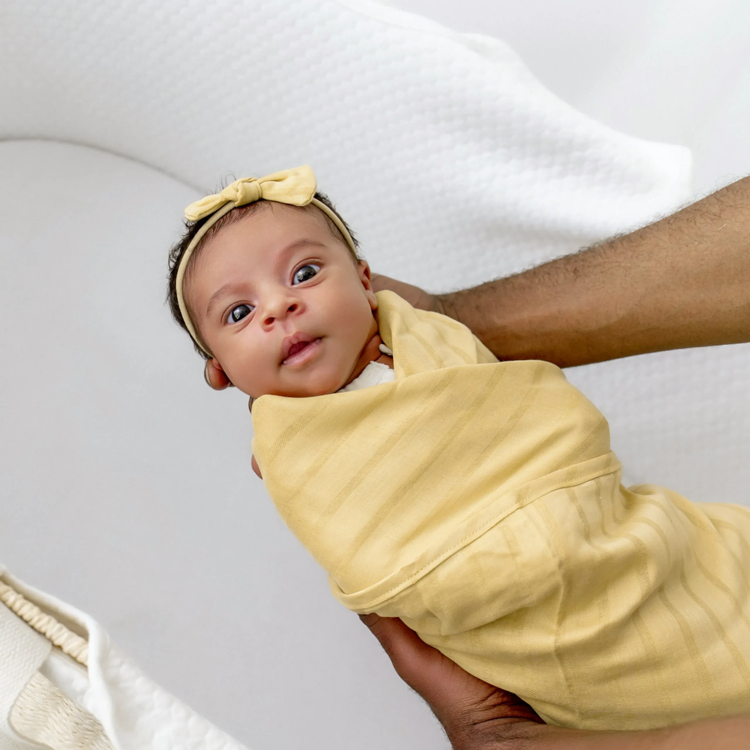 Kyte Baby Bamboo Muslin Swaddle Blanket in Sandcastle Best