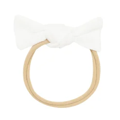 Kyte Baby Bamboo Muslin Tiny Bow in Cloud Best