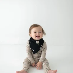 Kyte Baby Bib in Big Midnight Magnolia Discount