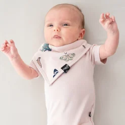 Kyte Baby Bib in Blush Butterfly Sale