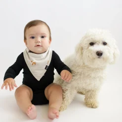 Kyte Baby Bib in Fluffy Dog Outlet