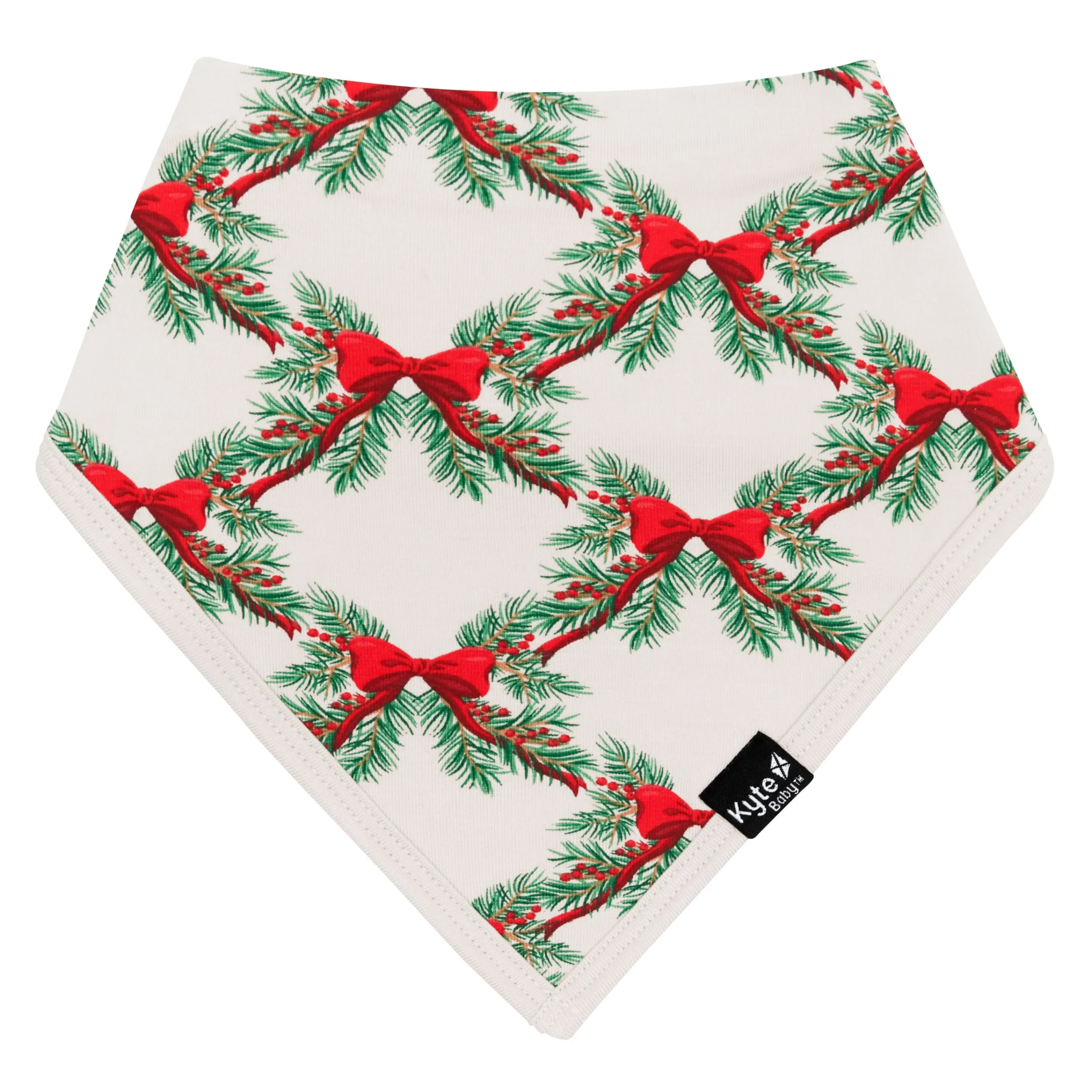Kyte Baby Bib in Holiday Bow Sale