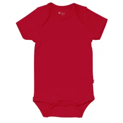 Kyte Baby Bodysuit in Cardinal Hot