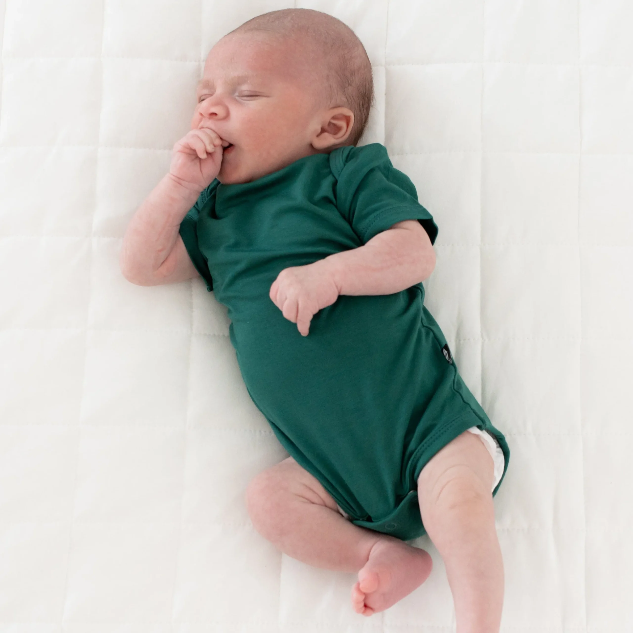 Kyte Baby Bodysuit in Emerald Sale
