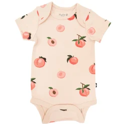 Kyte Baby Bodysuit in Peach Hot