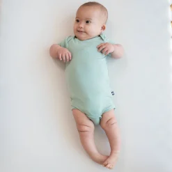 Kyte Baby Bodysuit in Sage Clearance
