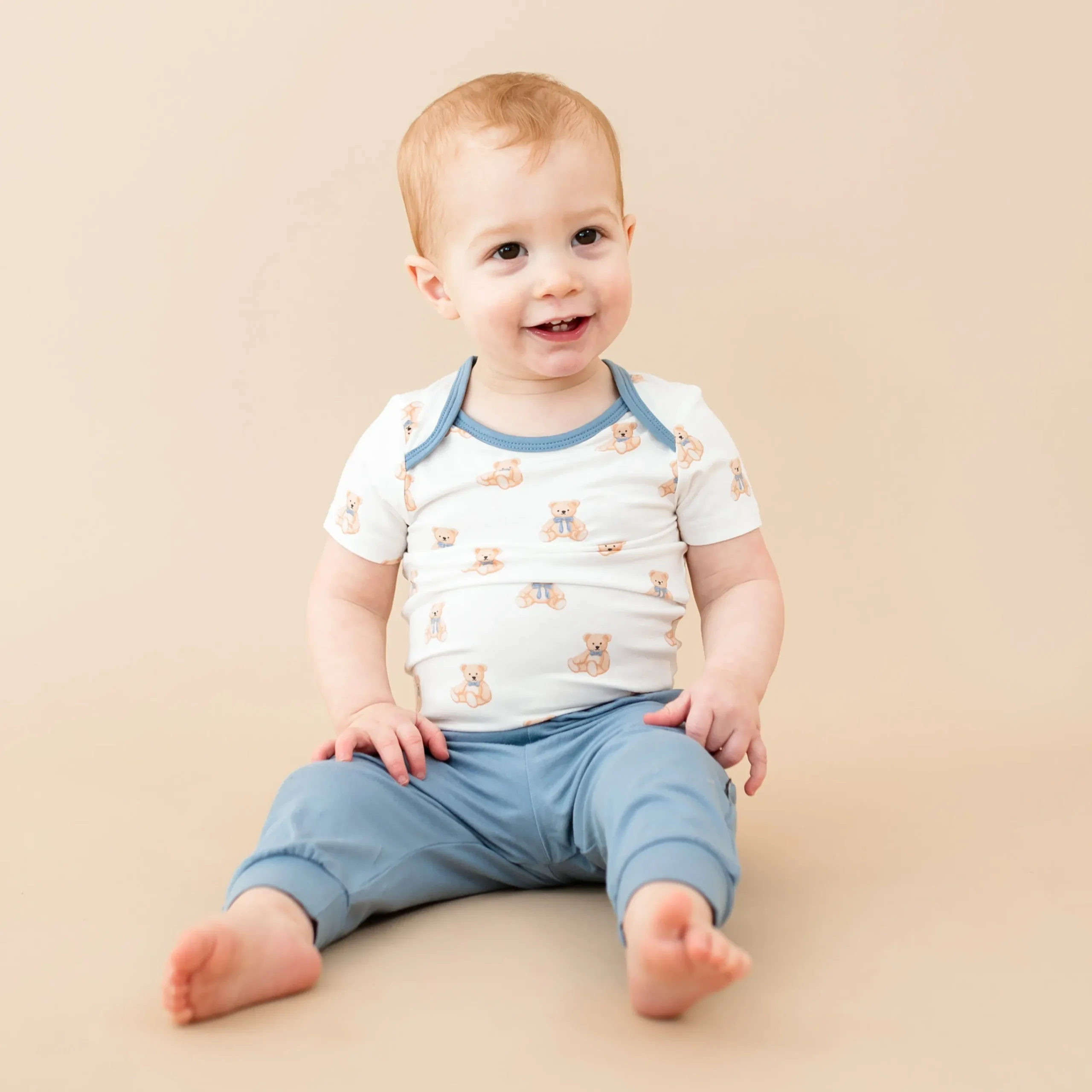 Kyte Baby Bodysuit in Teddy Bear Best