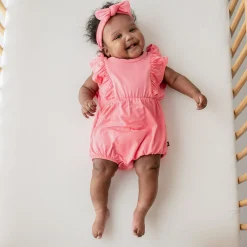 Kyte Baby Bubble Romper in Guava Best
