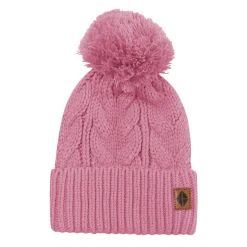 Kyte Baby Chunky Cable Knit Beanie in Apple Blossom