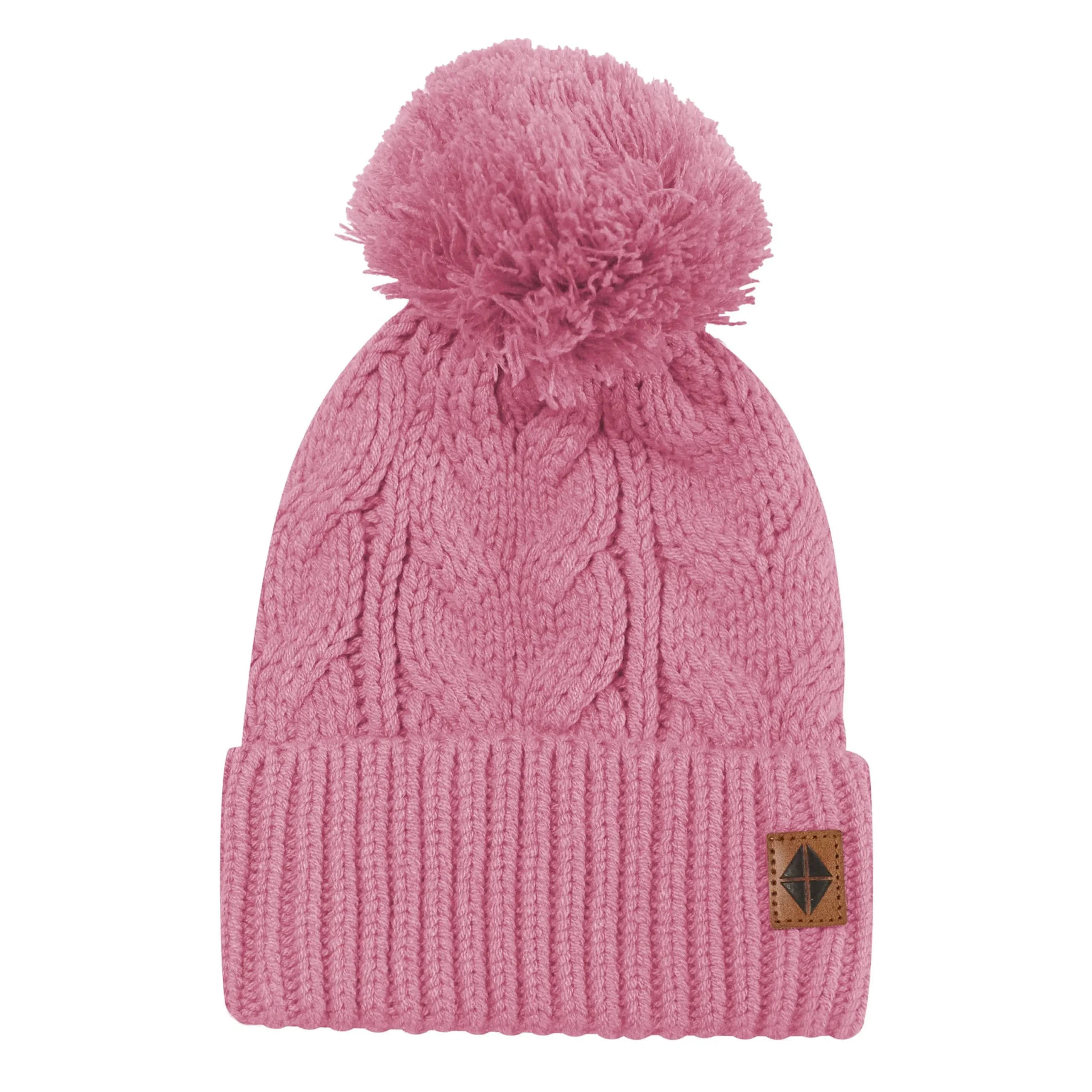 Kyte Baby Chunky Cable Knit Beanie in Apple Blossom