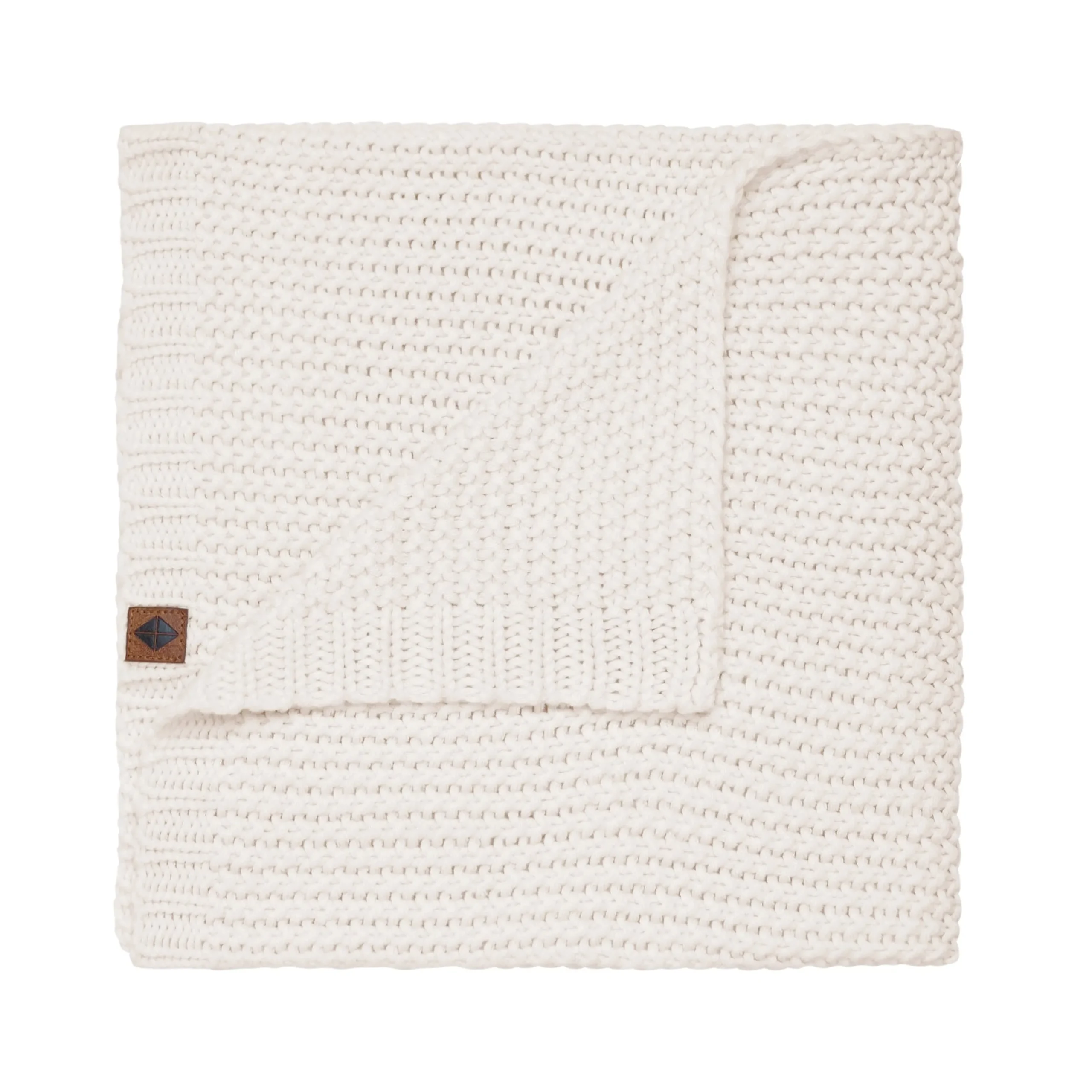 Kyte Baby Chunky Knit Baby Blanket in Oat Outlet