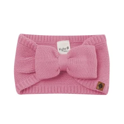 Kyte Baby Chunky Knit Bow Headband in Apple Blossom Best