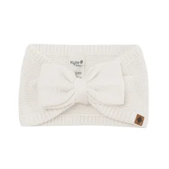 Kyte Baby Chunky Knit Bow Headband in Oat