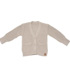 Kyte Baby Chunky Knit Oversized Cardigan in Almond Outlet