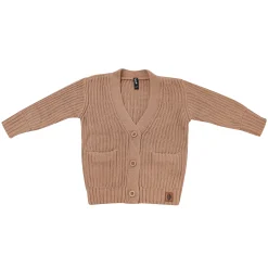 Kyte Baby Chunky Knit Oversized Cardigan in Latte Outlet